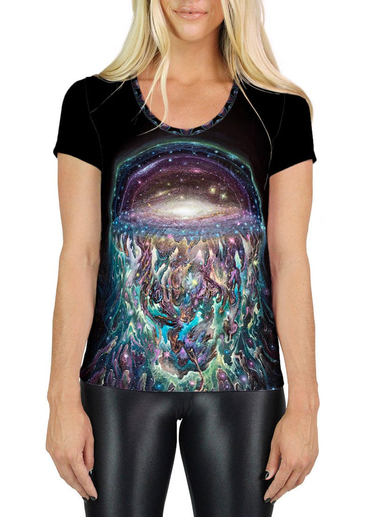 Galactic Jelly SCOOP NECK T-SHIRT
