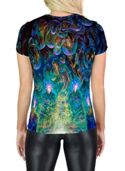 Theory of Droplet Dimensions SCOOP NECK T-SHIRT