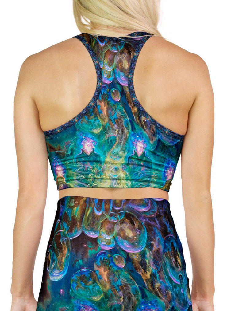 Theory of Droplet Dimensions Racerback Crop Top